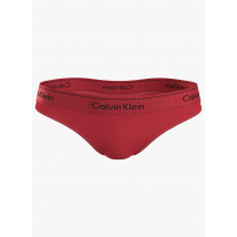 Calvin Klein Underwear - String logotype en coton mélangé - Taille M - Rouge