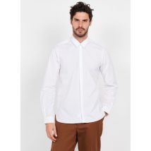 Atelier Prive - Camisa slim fit de algodón con cuello clásico - Talla 45/46 - Blanco