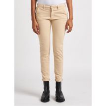 Reiko - Pantalon chino en coton stretch - Taille 27 - Beige