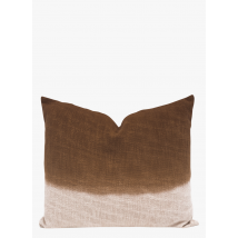 Bed And Philosophy - Katoenen kussen met tie-dyeprint - 40x60 cm Maat - Bruin
