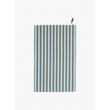 La Cerise Sur Le Gateau - Gestreepte katoenen theedoek - Een Maat - Groen