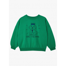 The Campamento - Sweat col rond imprimé en coton bio - Taille 9-10ans - Vert