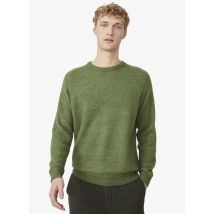 Harris Wilson - Jersey recto de mezcla de lana con cuello redondo - Talla 2XL - Verde