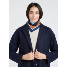 Saison 1865 - Vierkant - zijden sjaaltje met print - Een Maat - Multikleurig