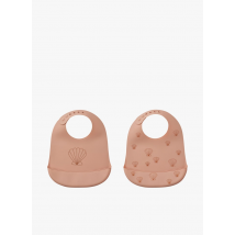 Liewood - Lote de 2 baberos de silicona - Talla única - Beige