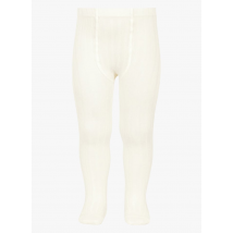 Condor - Panty met ribbeltextuur katoenblend - 6-12mois Maat - Beige