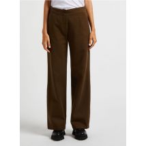 Pomandere - Pantalon large en laine et coton - Taille 40 - Vert