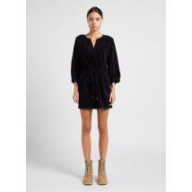 See U Soon - Combi short Col V en coton mélangé - Taille 1 - Noir