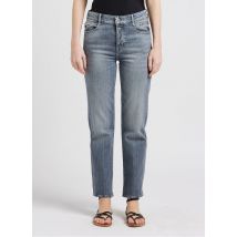 Le Temps Des Cerises - Jean droit taille haute en coton - Taille 25 - Gris