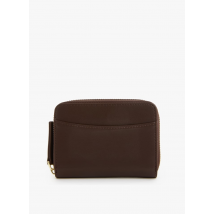 Saison 1865 - Portefeuille compact en cuir verni - Taille Unique - Marron