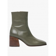Bocage - Bottines en cuir - Taille 40 - Kaki