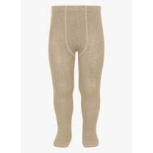 Condor - Panty met ribbeltextuur katoenblend - 8ans Maat - Bruin