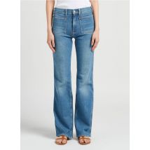 Polo Ralph Lauren - Straight-fit jeans van katoenmix met hoge taille - 34 Maat - Jeans verschoten