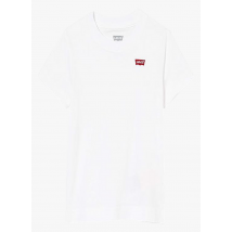 Levi's Kids - T-shirt met ronde hals katoenblend - 8A Maat - Wit