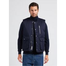 Les Deux - Veste sans manches en coton mélangé - Taille S - Bleu