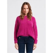 Le Temps Des Cerises - Pull col rond en maille mélangée - Taille M - Rose
