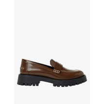 Tara Jarmon - Vaarsleren loafers - 40 Maat - Bruin
