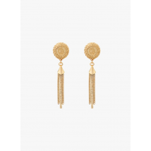 Satellite Paris - Oorhangers met clips - Een Maat - Goudkleurige