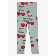 The Campamento - Legging van biokatoen met print - 4ans Maat - Blauw