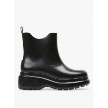 Melissa - Enkellaarzen met plateauzool - 39 Maat - Zwart