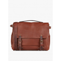 Bleu De Chauffe - Bolso bandolera de piel - Talla única - Marrón