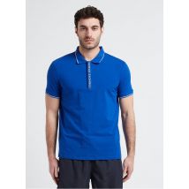 Armani Exchange - Polo en jersey de coton - Taille XL - Bleu