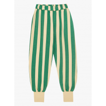 The Campamento - Rechte - gestreepte - katoenen broek - 11-12ans Maat - Groen