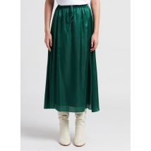 Leon & Harper - Halflange - gerende rok met hoge taille - 1 Maat - Groen