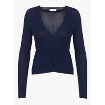 Kookai - Recht vest met v-hals - 2 Maat - Blauw