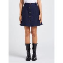 See U Soon - Jupe courte évasée en coton mélangé - Taille 42 - Bleu