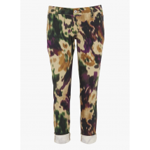 Please - Pantalón slim estampado de mezcla de algodón - Talla XS - Multicolor