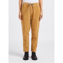 Please - Pantalon style charpentier en coton velours - Taille S - Marron