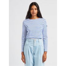 Armor Lux - Gestreepte - katoenen trui met ronde hals - 2 Maat - Wit