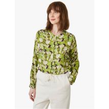 Harris Wilson - Weich fallende bedruckte bluse mit rundhalsausschnitt - Größe 2 - Grün
