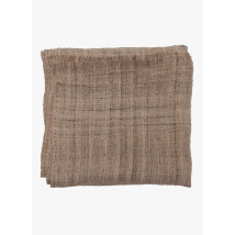 Bed And Philosophy - Plaid met franjes - Een Maat - Beige