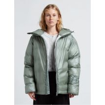 Rains - Steppjacke mit stehkragen und kapuze - Größe XS - Grün