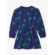 The Campamento - Korte - katoenen jurk met ronde hals en print - 9-10ans Maat - Blauw