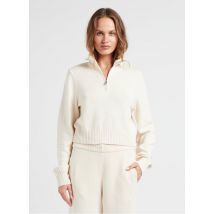 Adidas - Katoenen trui met opstaande kraag - M Maat - Beige
