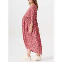 Noppies - Langes schwangerschaftskleid mit print - Größe M - Rot