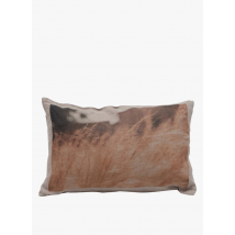 Bed And Philosophy - Leinenkissen mit foto-print - Größe 25x40 cm - Braun