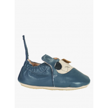 Easy Peasy - Chaussons en cuir - Taille 24 - Bleu