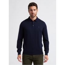 Polo Ralph Lauren - Rechte - wollen trui met polokraagje - L Maat - Blauw
