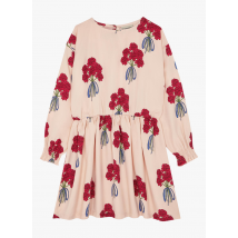 The Campamento - Korte jurk met ronde hals en bloemenprint - 7-8ans Maat - Roze