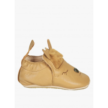 Easy Peasy - Chaussons en cuir - Taille 27 - Marron