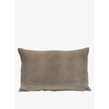 Bed And Philosophy - Katoenen kussen met tie-dyeprint - 40x60 cm Maat - Bruin
