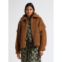 Stella Forest - Ruimvallend jasje met klassieke kraag - 42 Maat - Bruin