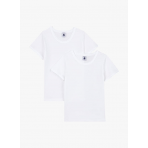 Petit Bateau - Lote de 2 camisetas de algodón - Talla 6A - Multicolor