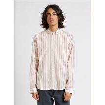 Les Deux - Camisa de algodón con cuello americano - Talla XL - Multicolor
