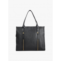Nat & Nin - Cabas en cuir - Taille Unique - Noir