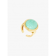 L'atelier Des Dames - Bague scarabée en laiton - Taille Unique - Multicolore